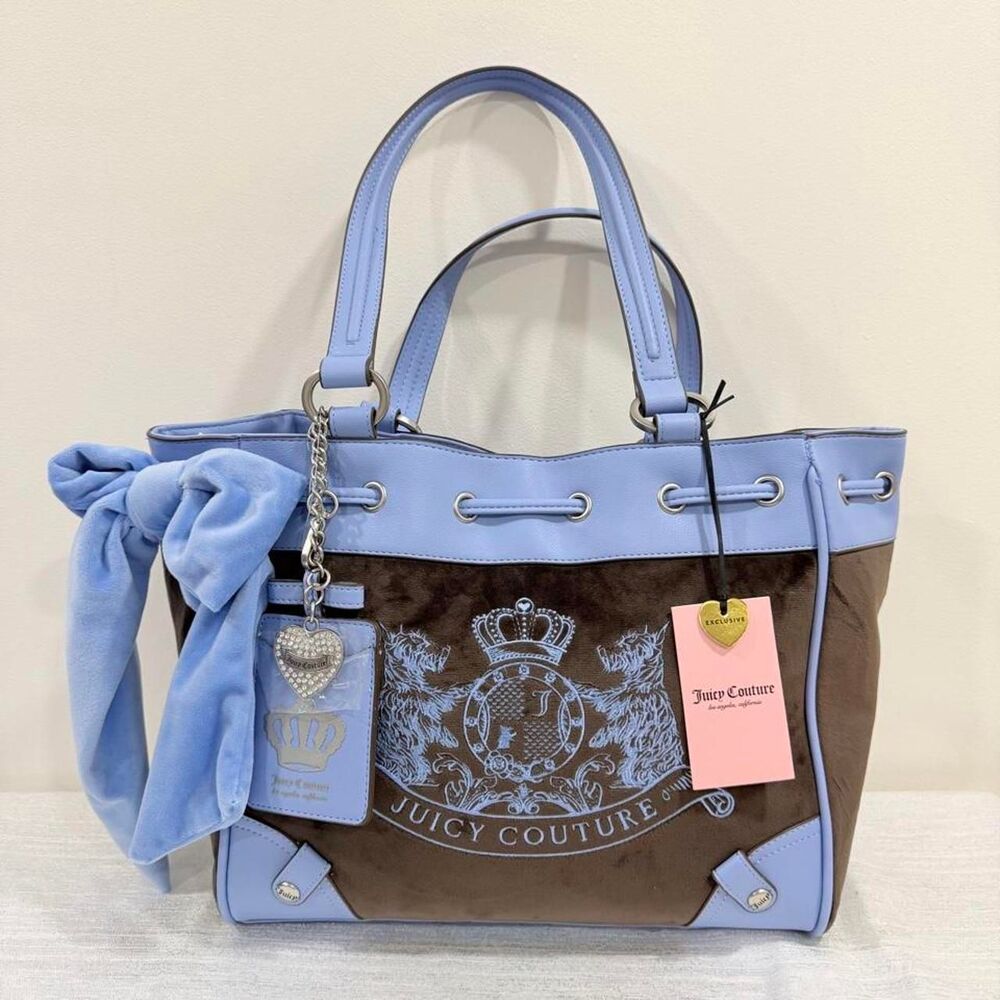 Juicy-couture Women's Blue and Purple Bag